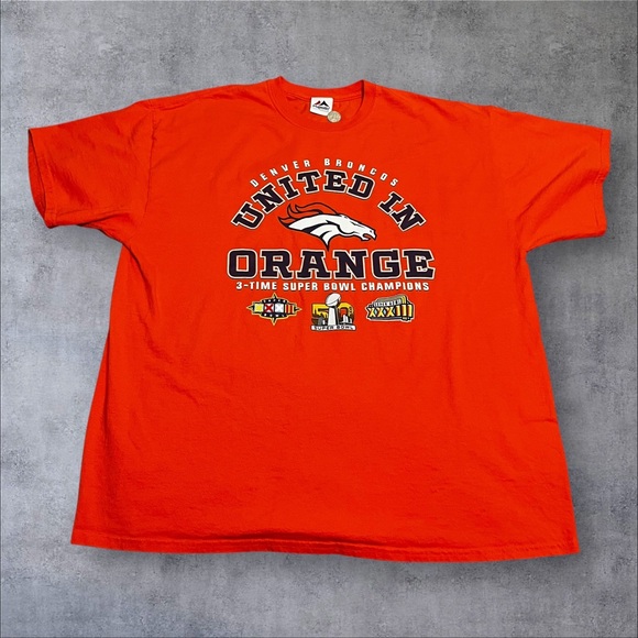 Majestic Other - Denver Broncos United in Orange‎ T-Shirt